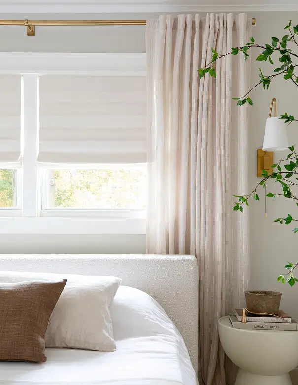 Rideaux languette arrière