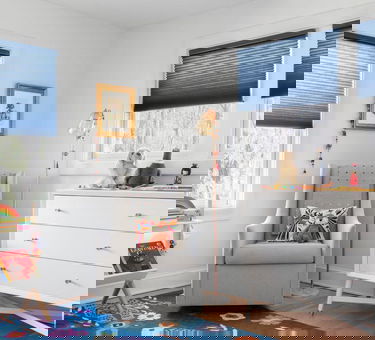 Parures de fenêtre pour la chambre des enfants