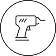 Services professionnels de prise  de mesures et d’installation