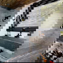 Stores en aluminium rustiques modernes