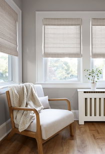 Stores en bois tissé