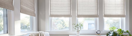 Stores en bois tissé