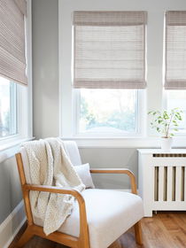 Stores en bois tissé